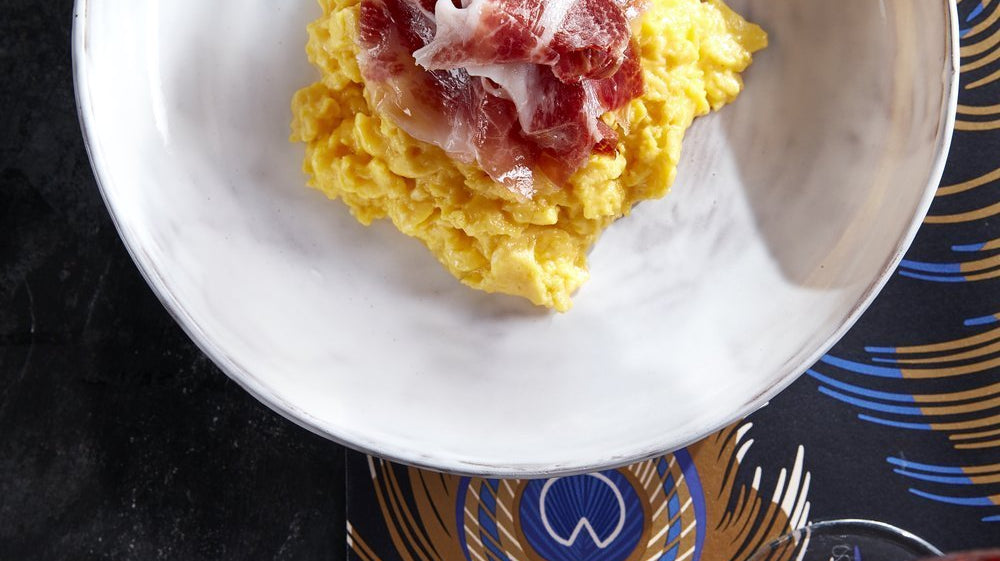 Perfect Scrambled Eggs with Iberico Ham - IMP & MAKER