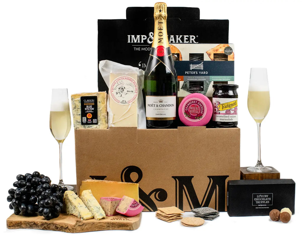 Champagne Signature Wine and Cheese Hamper - IMP & MAKER