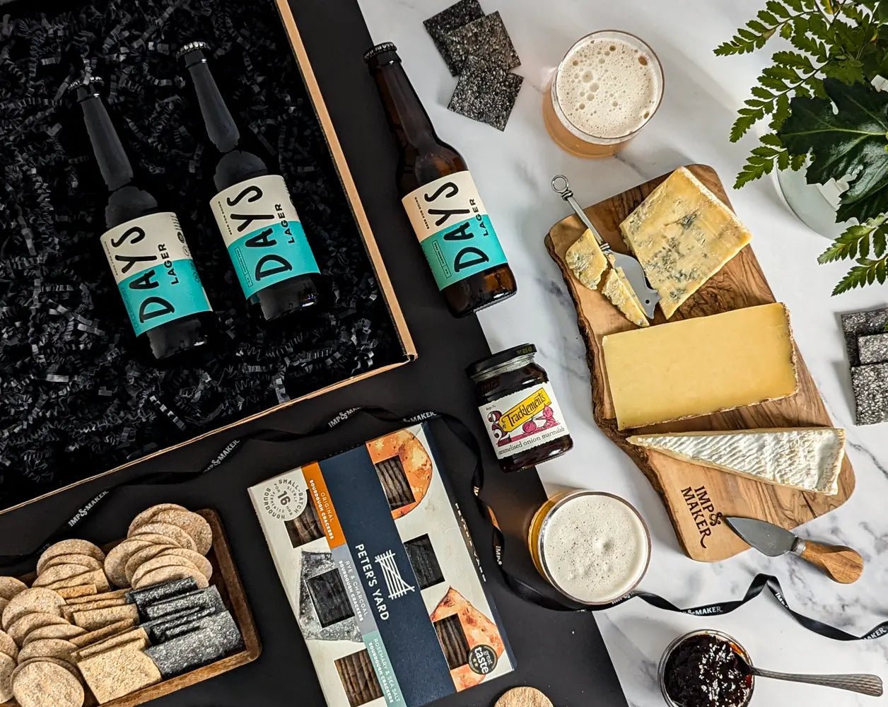 Days Alcohol Free Lager 330ml 0.0% ABV | 6 Bottles - IMP & MAKERDaysDAYS03IMP & MAKERNon - Alcoholic Lager & Cheese Gift Set - IMP & MAKERIMP & MAKERIMP2303