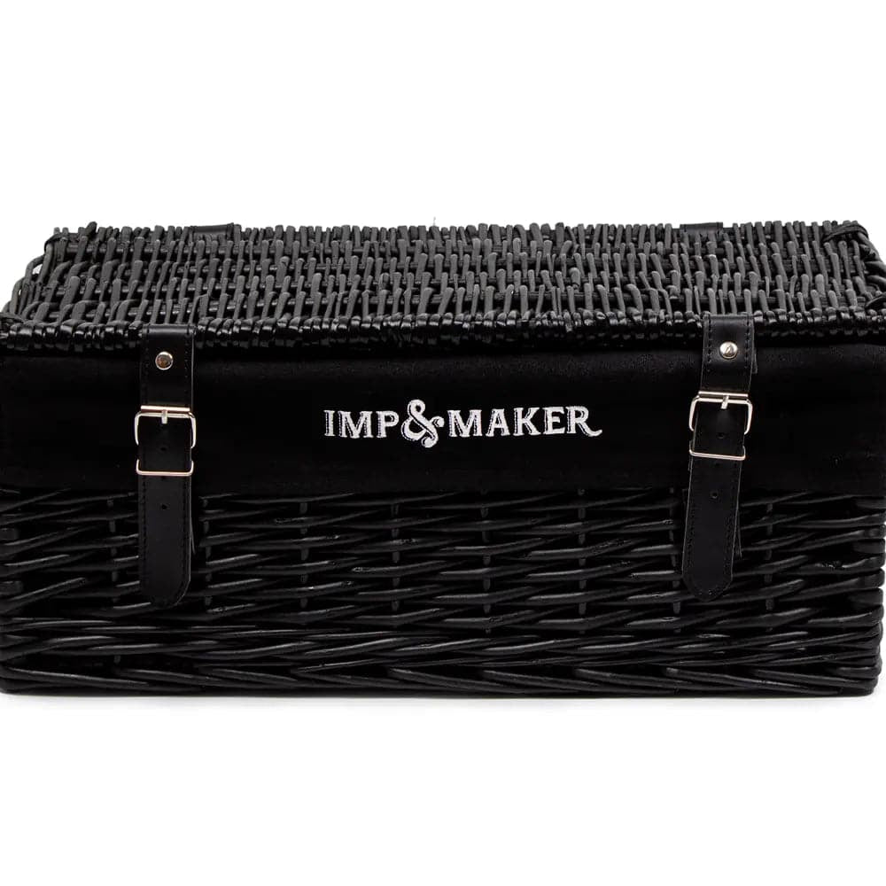 Medium Black Wicker Basket - IMP & MAKER
