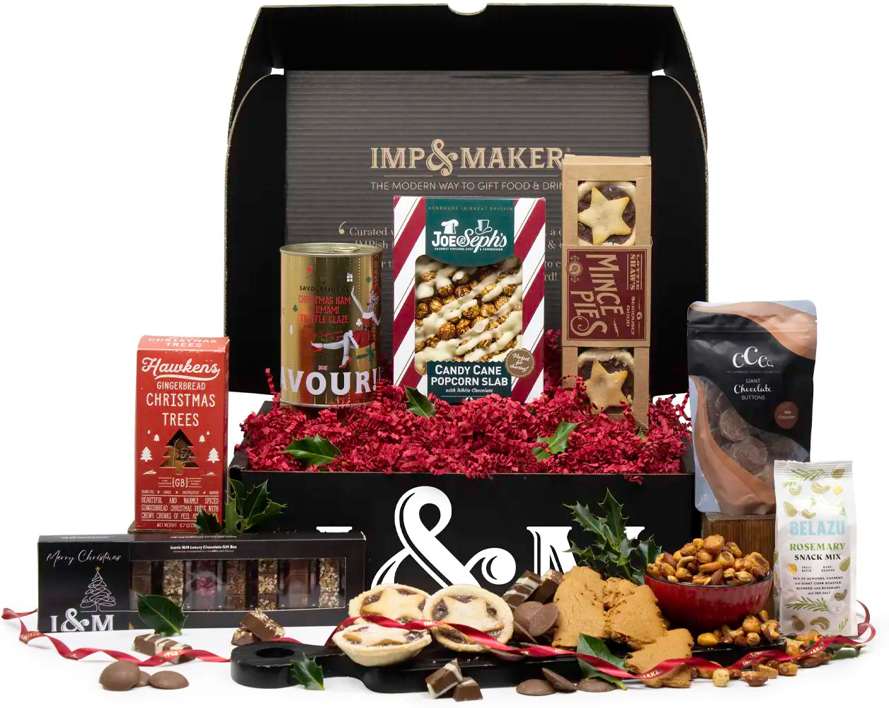 Naughty But Nice Snacks & Treats Christmas Hamper | IMP & MAKER
