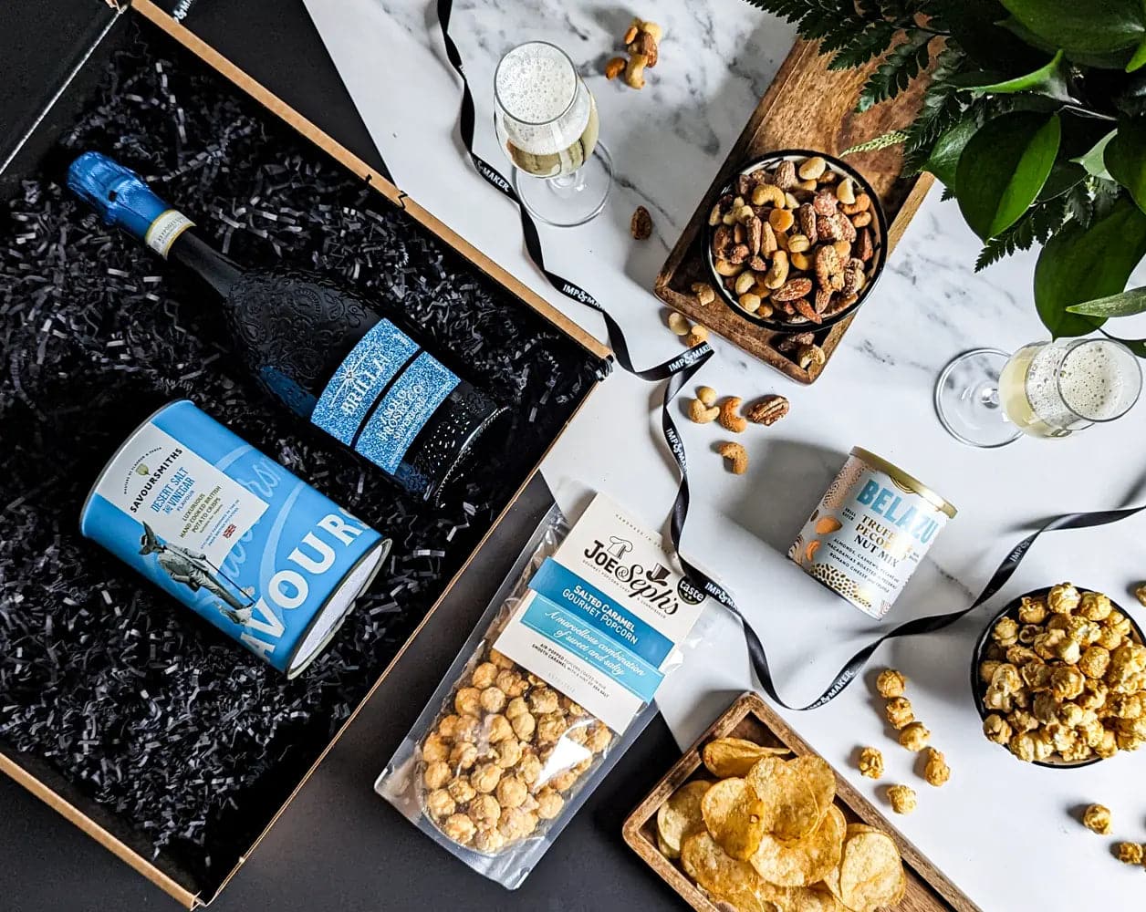 Prosecco & Nibbles Gift Set - IMP & MAKER