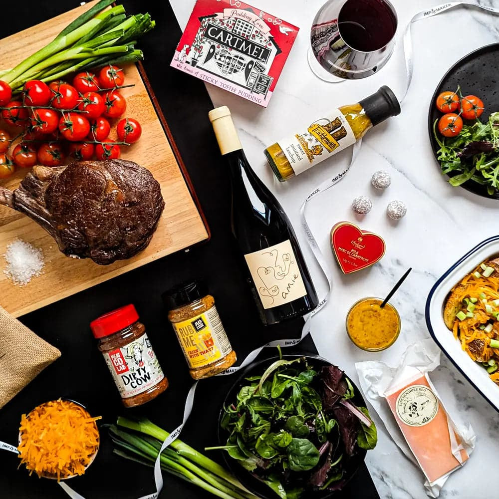 Steak and Amie Wine Date Night Dine In Box - IMP & MAKER