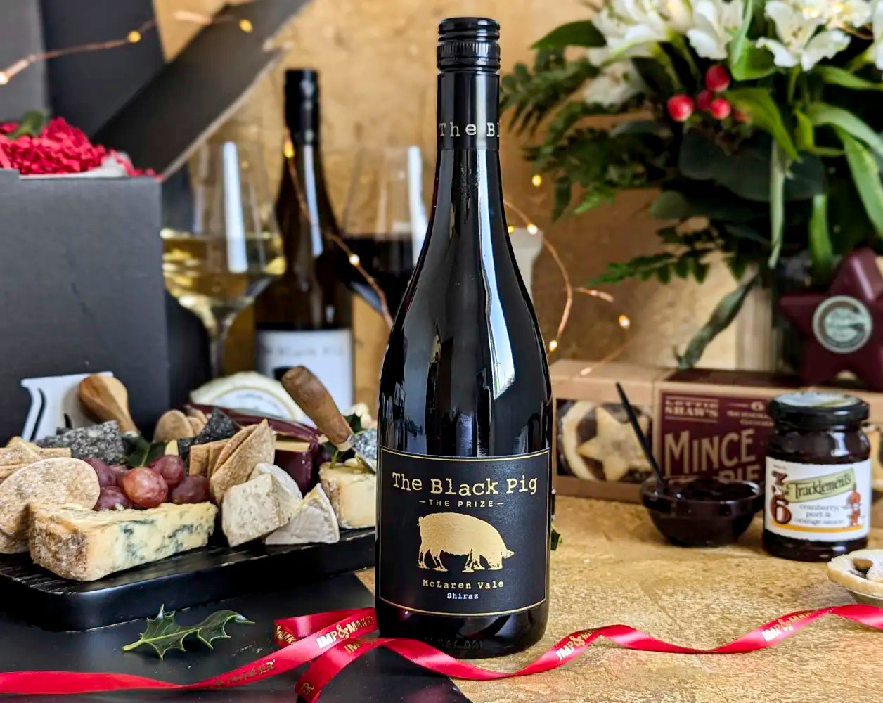 The Perfect Christmas Pairing Cheese and Wine Hamper | IMP & MAKER