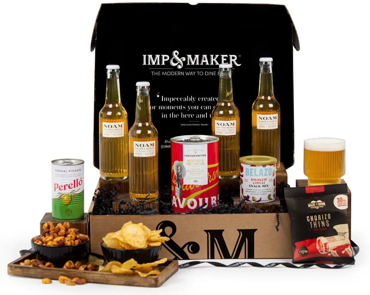 Ultimate Beer & Snacks Gift Set - IMP & MAKER