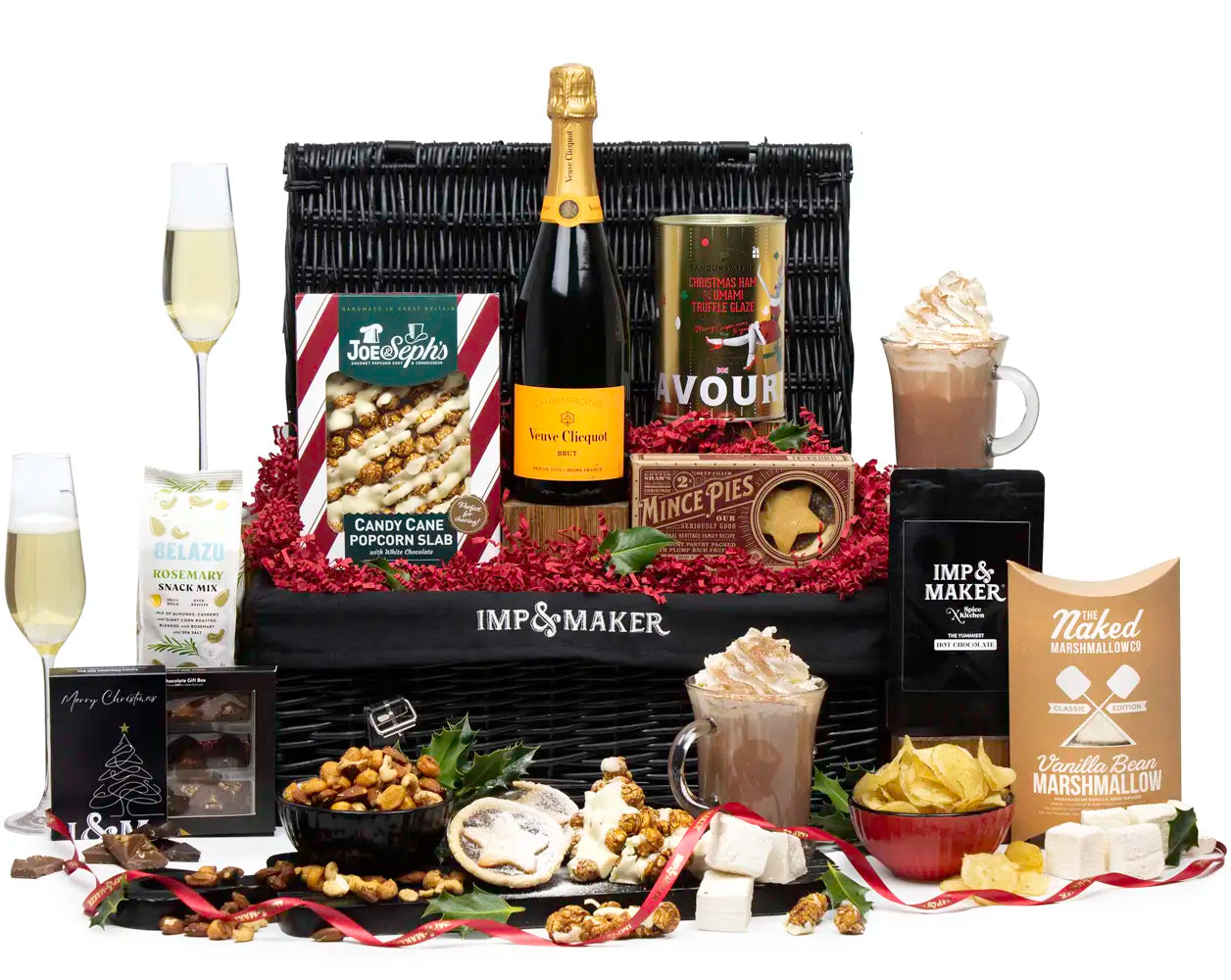 Ultimate Christmas Champagne Movie Night Gift Hamper | IMP & MAKER