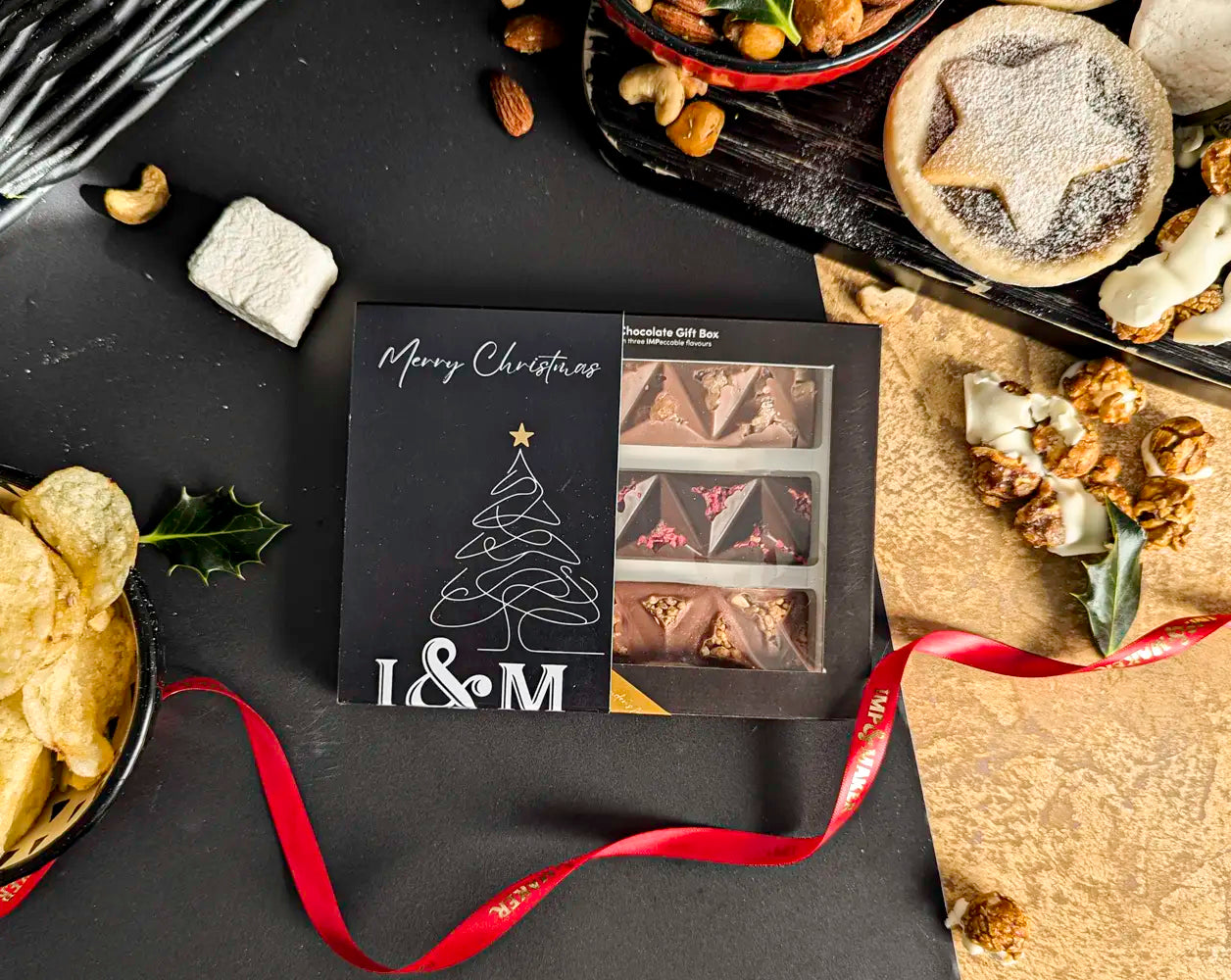 Ultimate Christmas Champagne Movie Night Gift Hamper | IMP & MAKER