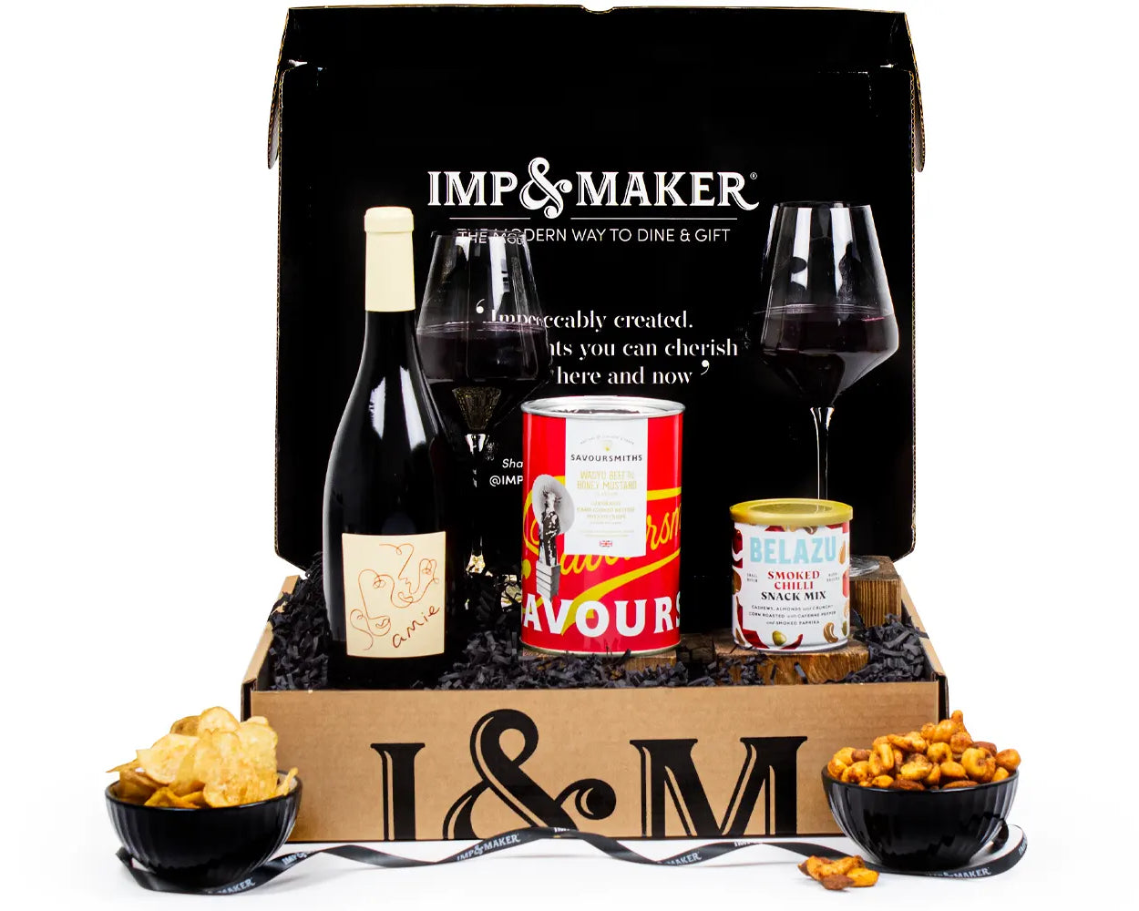 Vegan Wine & Savoury Snacks - IMP & MAKER