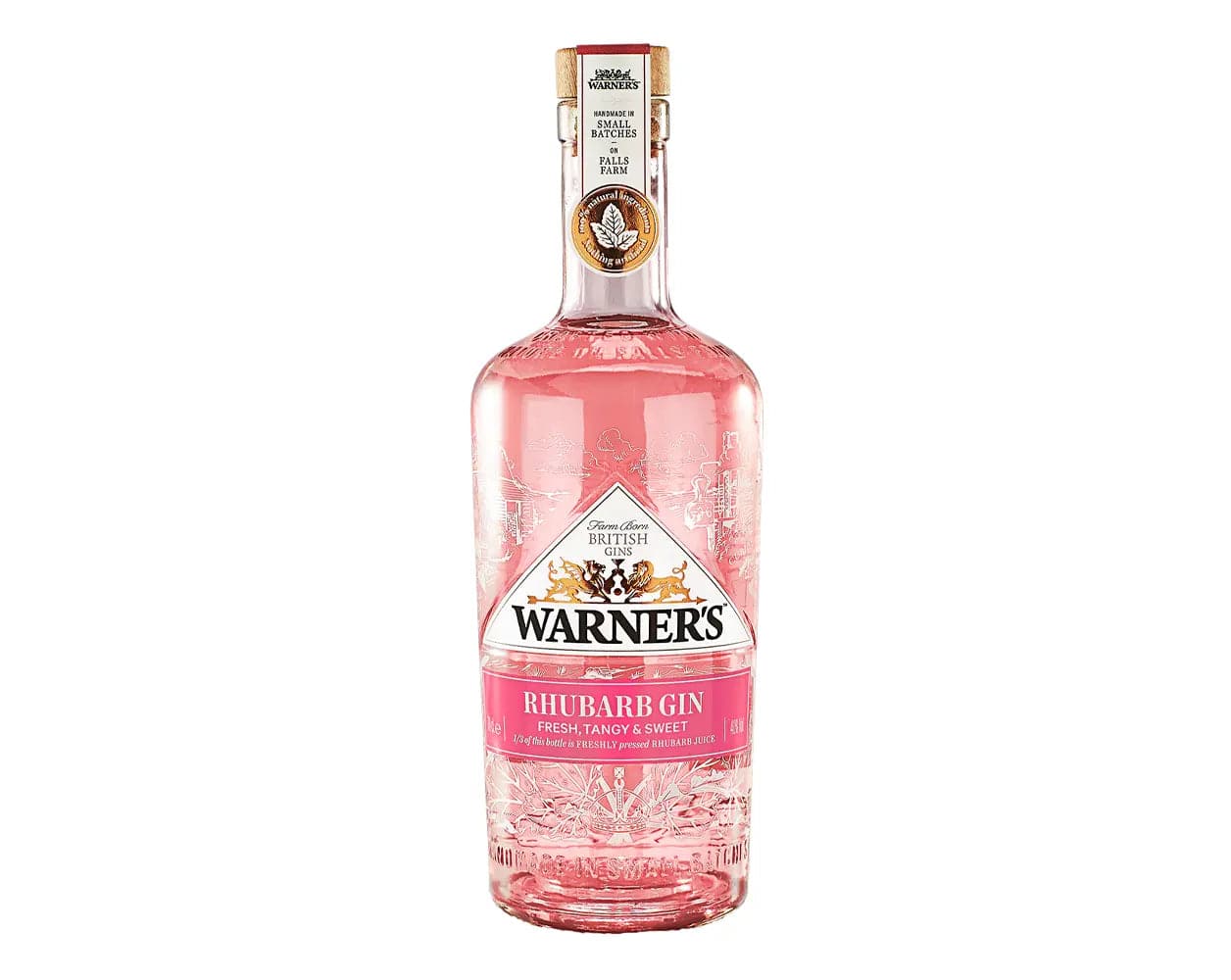 Warner's Rhubarb Gin 70cl 40% ABV - IMP & MAKER