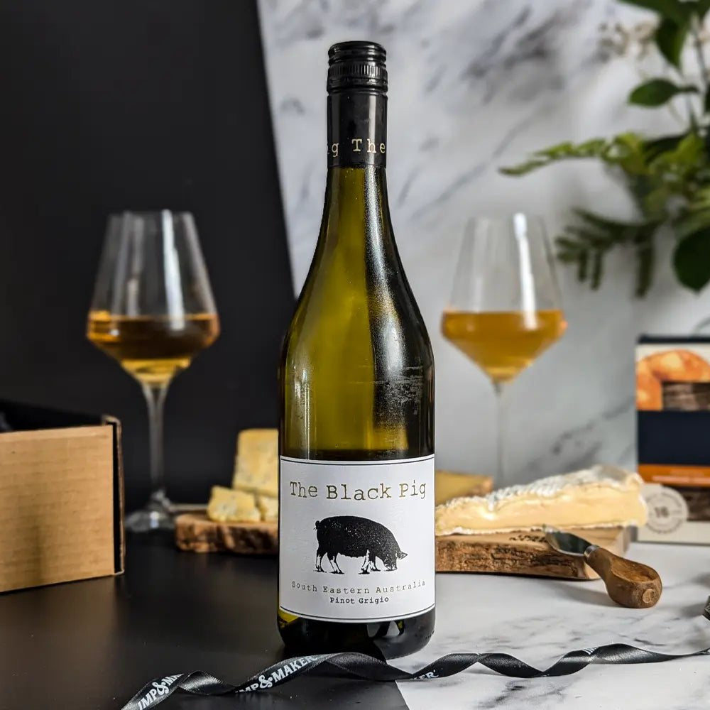 White Wine & Cheese Gift Hamper - IMP & MAKERIMP & MAKERIMP183