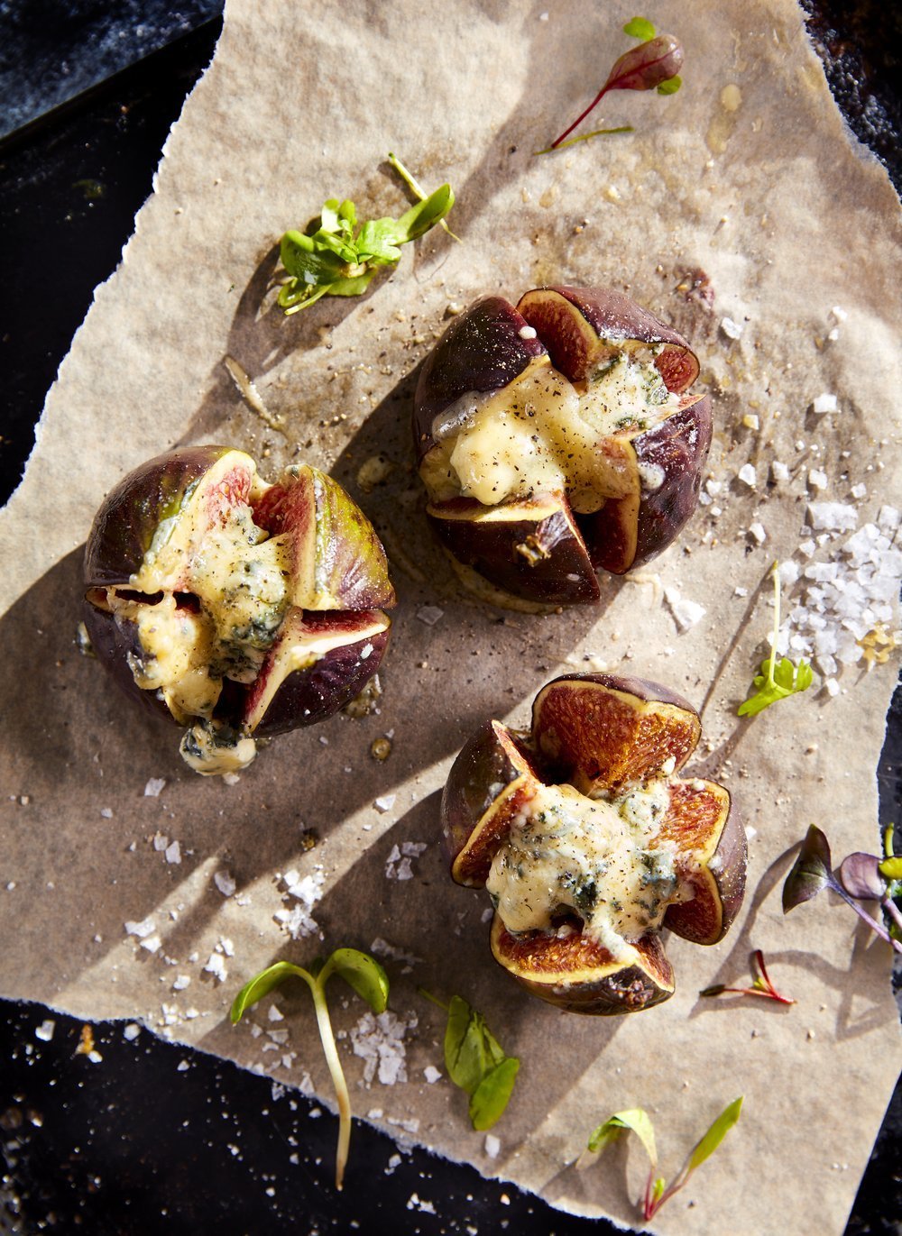 Baked Figs with Stilton - IMP & MAKER
