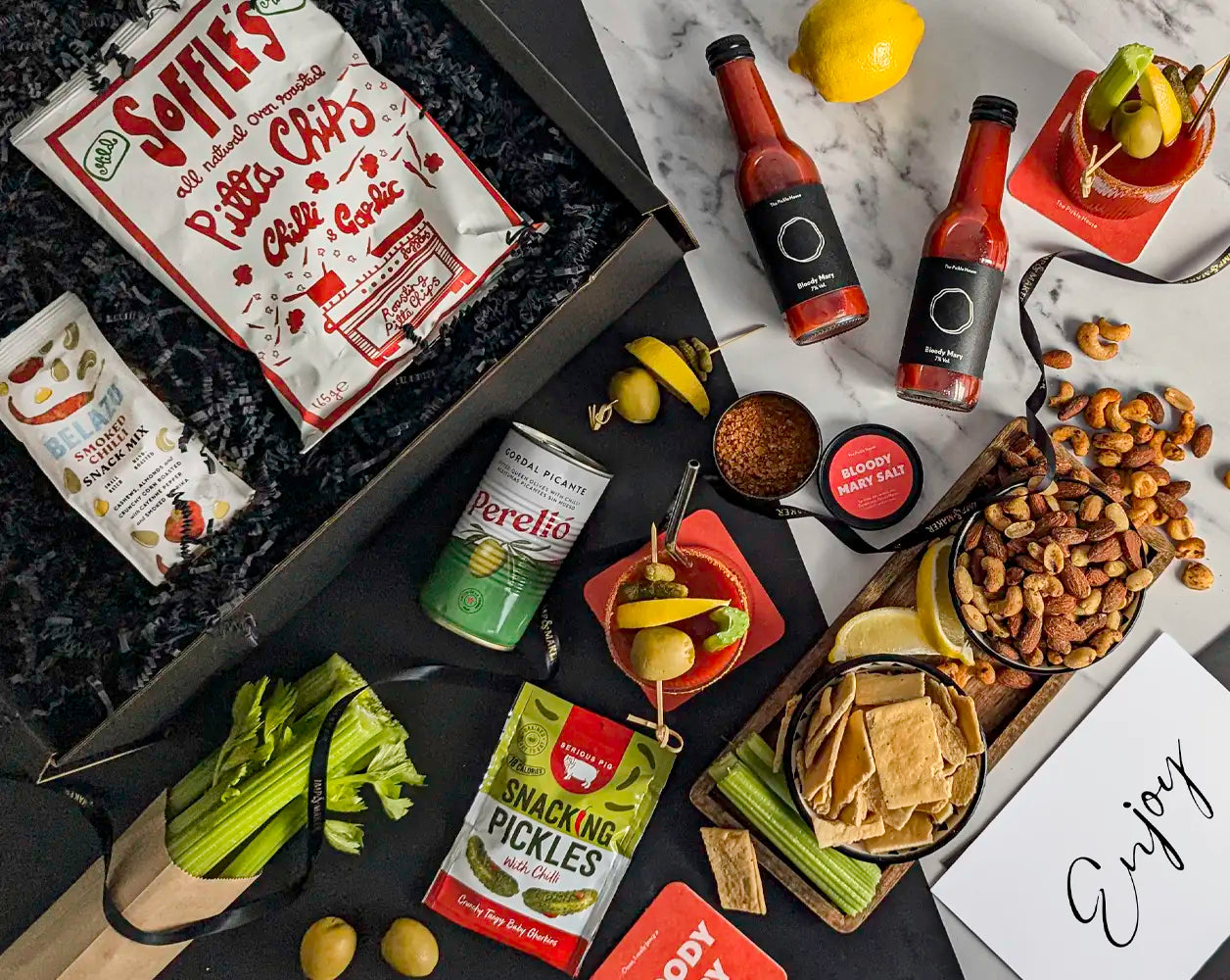 gift for her hamper amie wine torres crisps perello olives