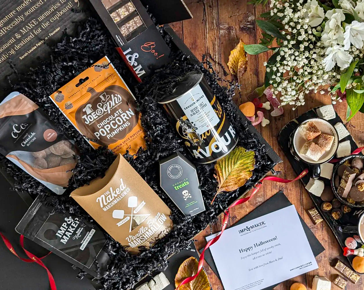 Autumn Collection - IMP & MAKER Halloween Pumpkin Chocolate Hot Chocolate Marshmallows Bonfire Night