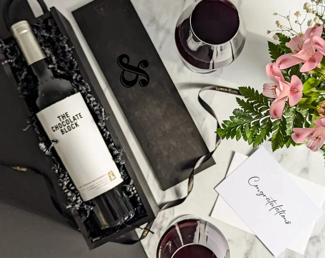 Black Wooden Single Wine Box - IMP & MAKER