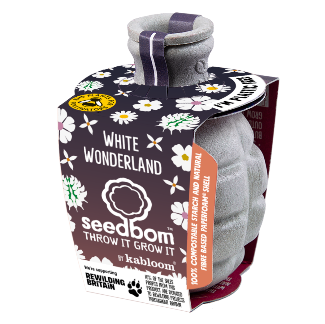 White Wonderland Wildflower Seedbom