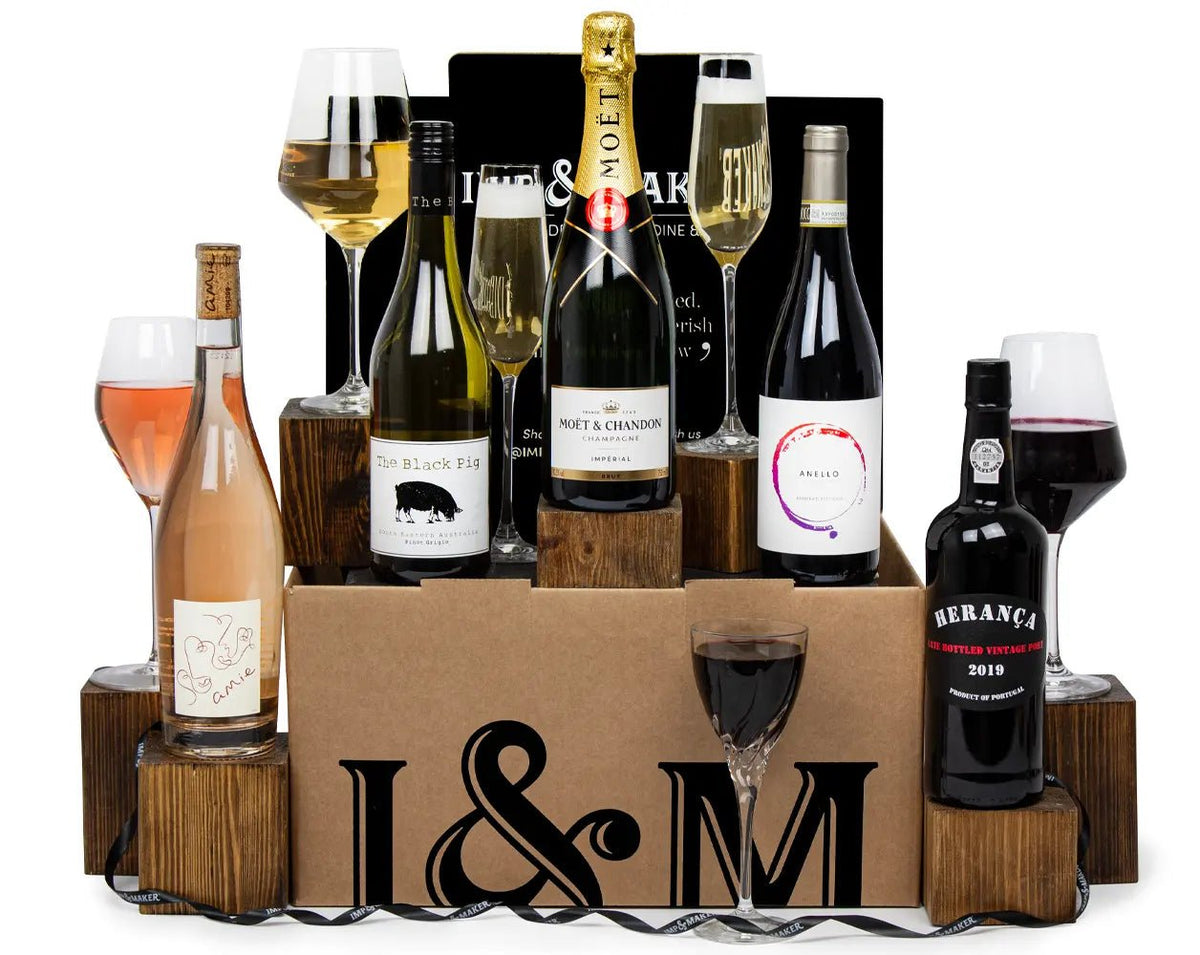 A Drink for Every Course Hamper Premium Wine & Champagne Selection
