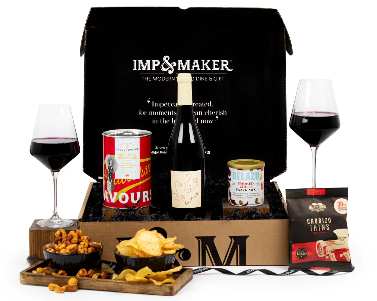 Amie Red Wine & Savoury Snacks - IMP & MAKER