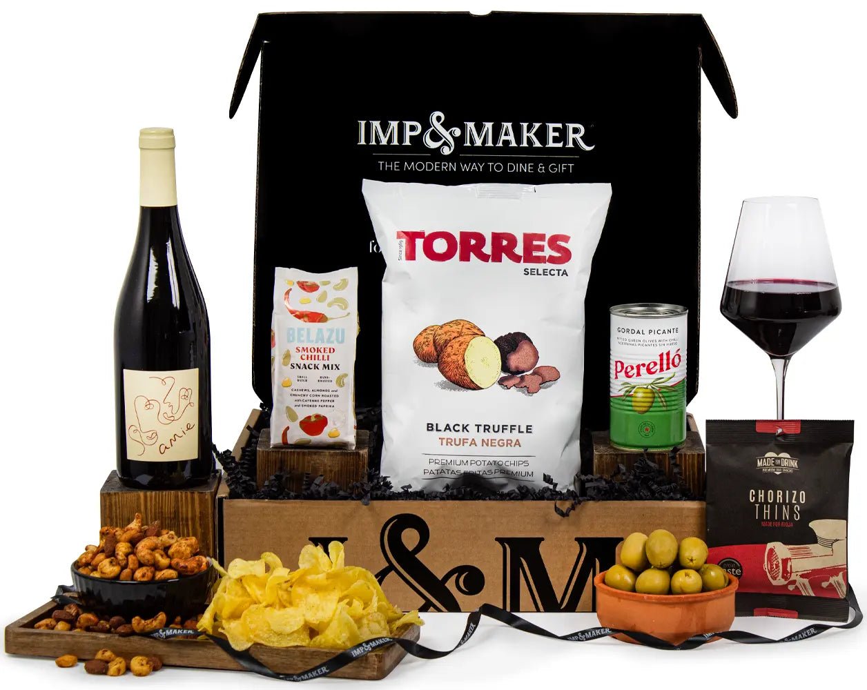 Amie Red Wine Girl Dinner Supper Club Hamper Gift - IMP & MAKERIMP & MAKERIMP901