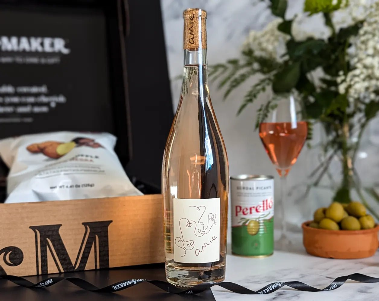 Amie Rose Wine Girl Dinner Supper Club Hamper Gift - IMP & MAKERIMP & MAKERIMP902