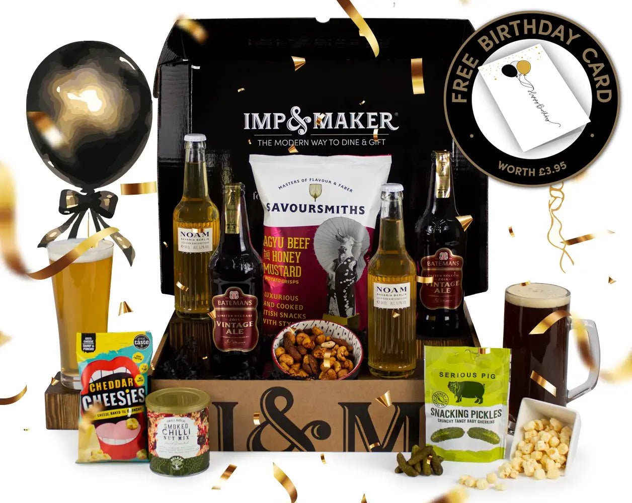 Artisan Birthday Beer Gift Set for Him - IMP & MAKER