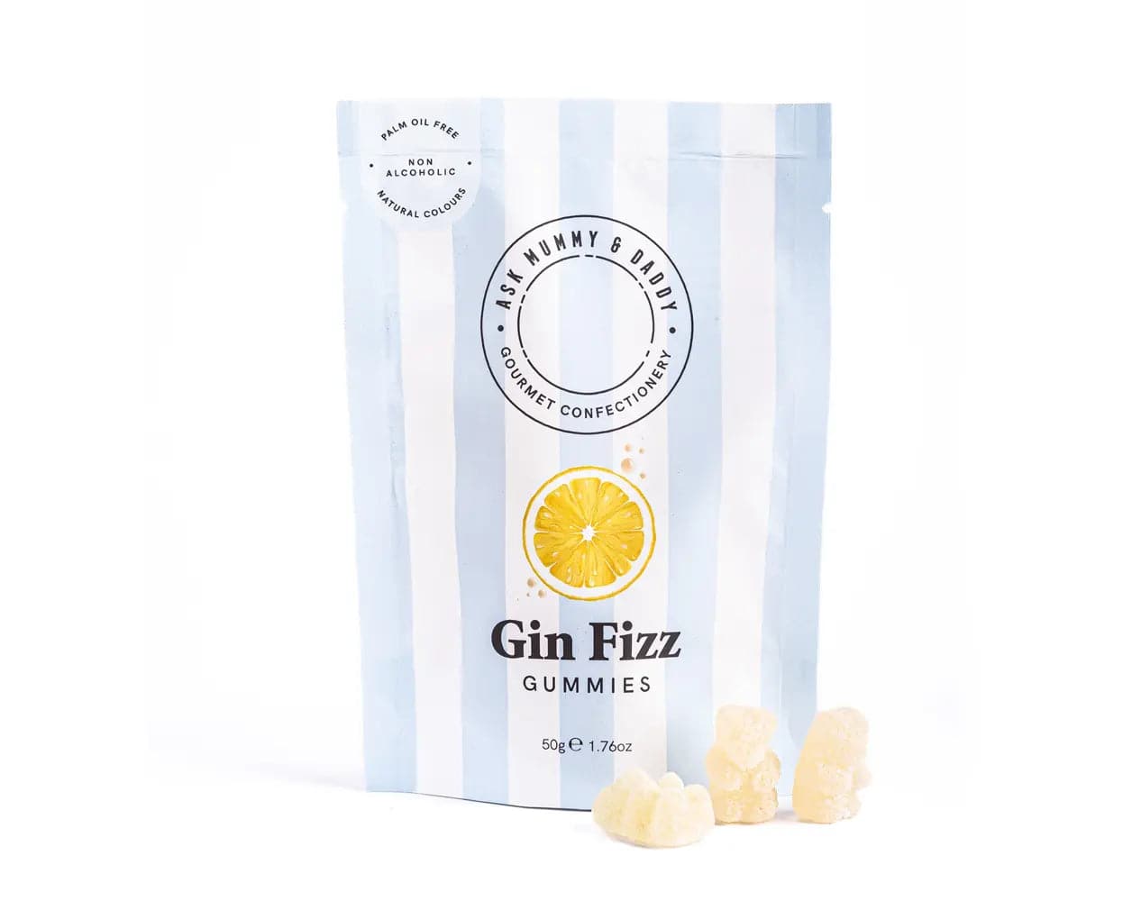 Ask Mummy & Daddy Gin Fizz Gummies 50g - IMP & MAKER