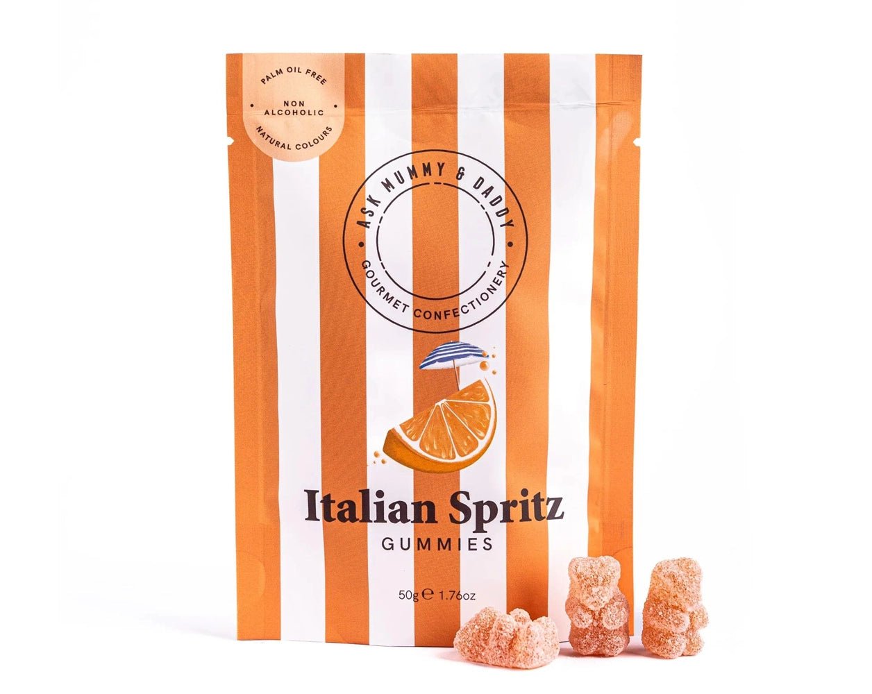 Ask Mummy & Daddy Italian Spritz Gummies 50g - IMP & MAKERAsk Mummy & DaddyITALSPRIMP & MAKERAsk Mummy & Daddy Italian Spritz Gummies 50g