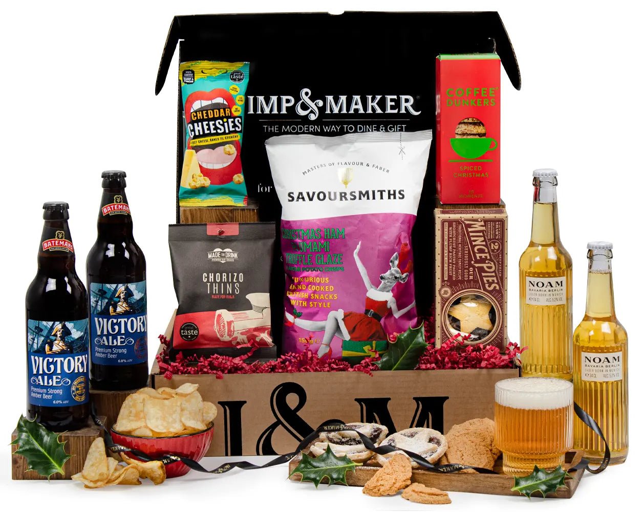 Beer & Ale with Festive Treats Gift Hamper - IMP & MAKERIMP & MAKERXMAS24 - 38