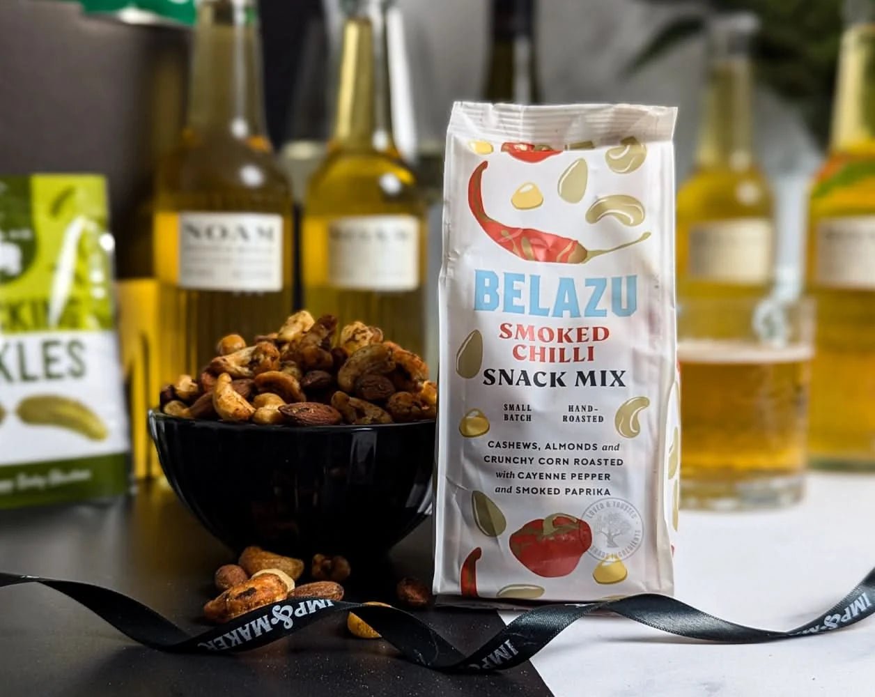 Belazu Smoked Chilli Nut Mix 120g - IMP & MAKERBelazuXN129PIMP & MAKERWhite Wine & Beer Pub In A Box at Home Gift Hamper - IMP & MAKER