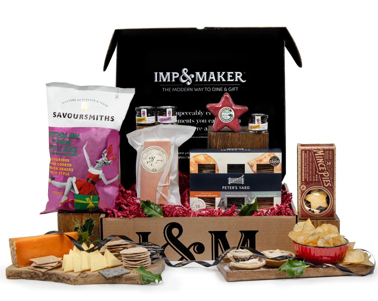 Cheese & Festive Nibbles Gift Hamper - IMP & MAKERIMP & MAKERXMAS24 - 39