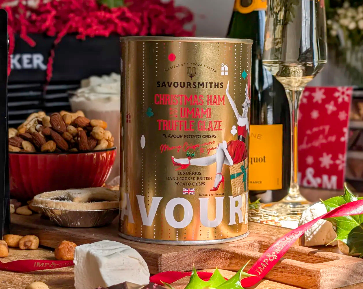 Ultimate Christmas Champagne Movie Night Gift Hamper | IMP & MAKER
