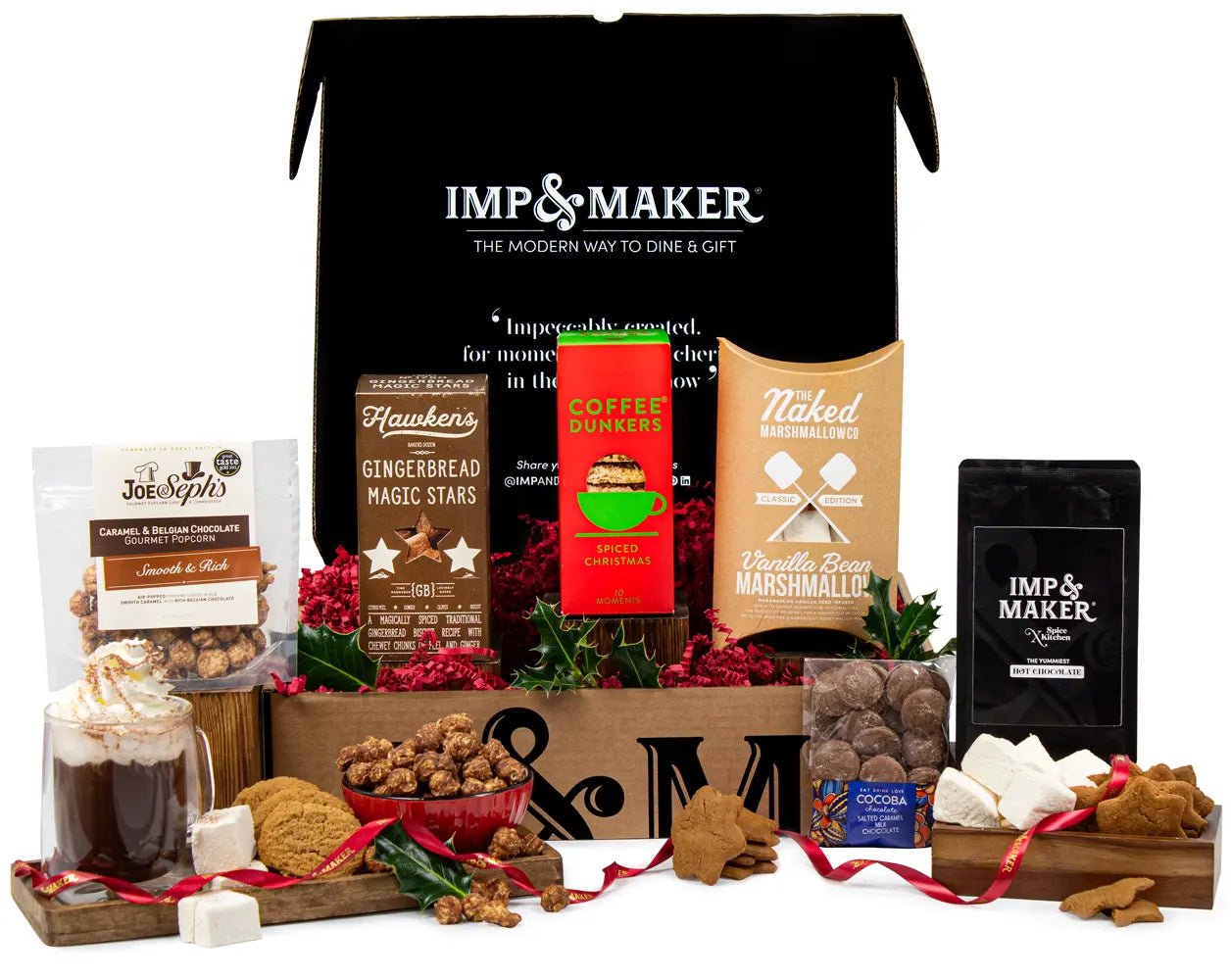 Christmas Hot Chocolate & Treats Hamper - IMP & MAKER