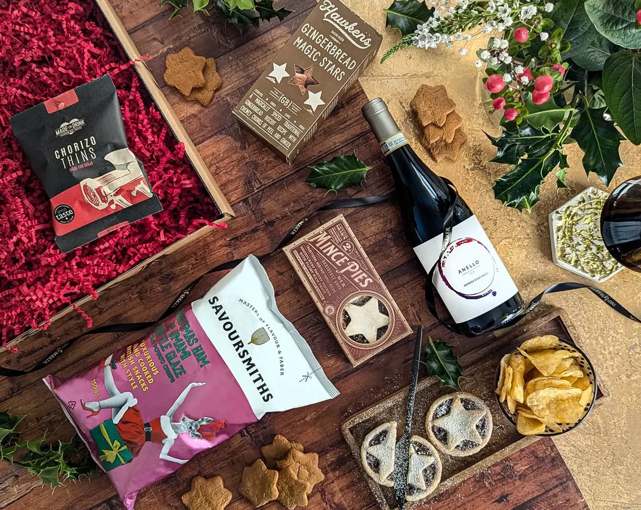 Christmas Red Wine & Festive Treats - IMP & MAKER