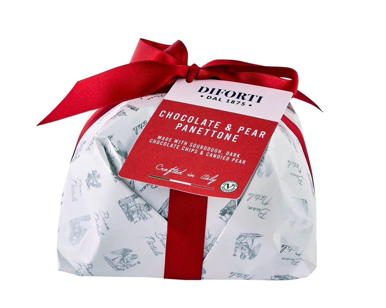 Diforti Organic Chocolate & Pear Panettone 500g - IMP & MAKERIMP & MAKERIMP1000IMP & MAKERDiforti Organic Chocolate & Pear Panettone 500g - IMP & MAKER