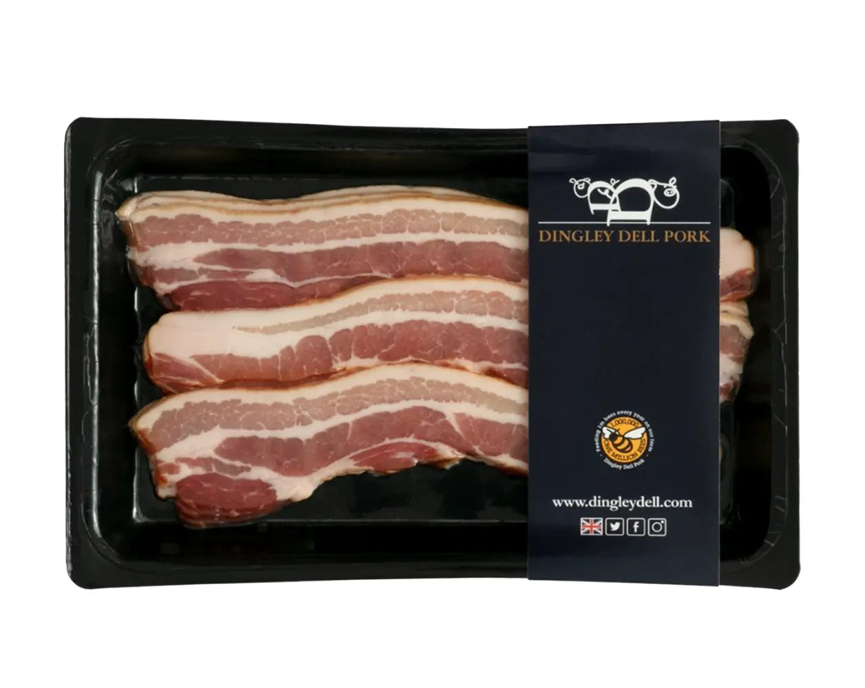 Dingley Dell Dry Cured Smoked Streaky Bacon - IMP & MAKER