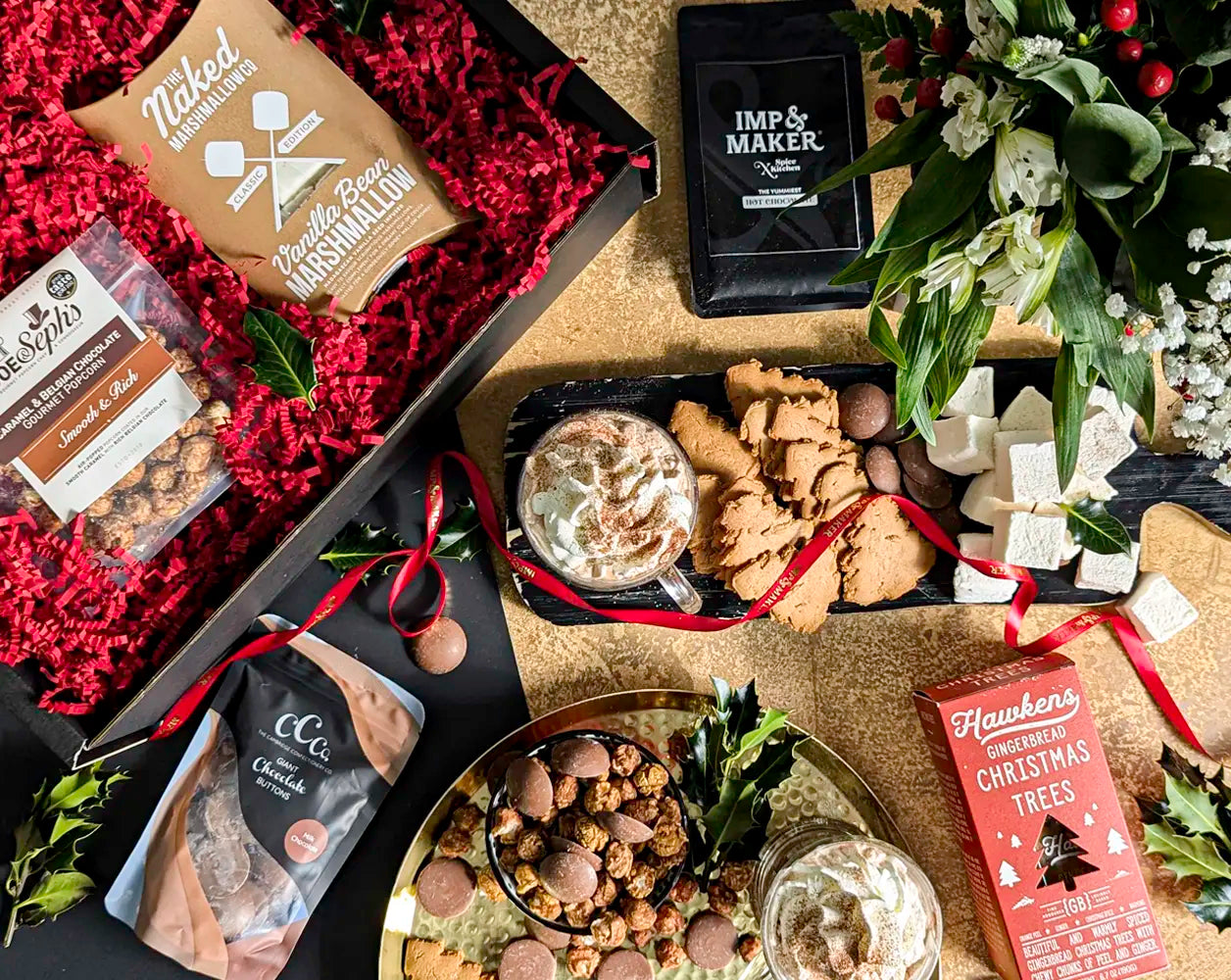Festive Hot Chocolate & Christmas Treats Gift Hamper | IMP & MAKER