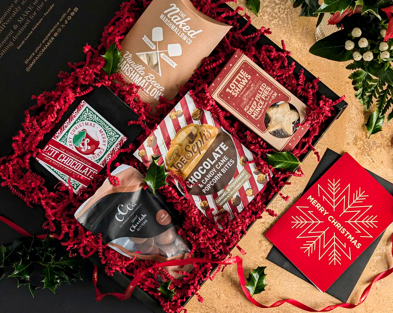 Festive Hot Chocolate & Christmas Treats Gift Hamper | IMP & MAKER