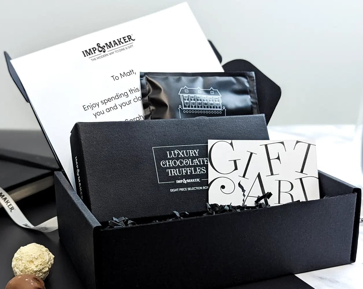 Gift Card & Treats Delivered - IMP & MAKER