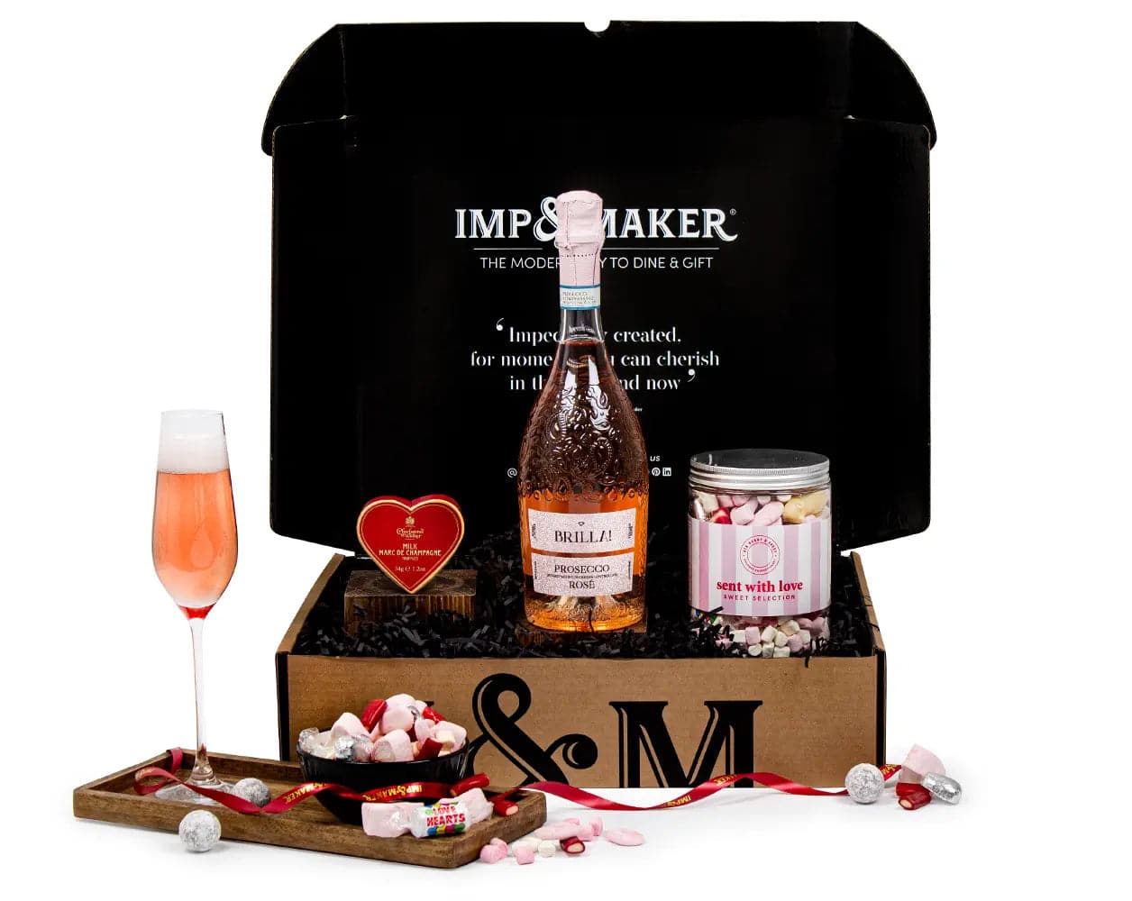 Pink Prosecco Sweet Treat & Chocs Gift Set – IMP & MAKER