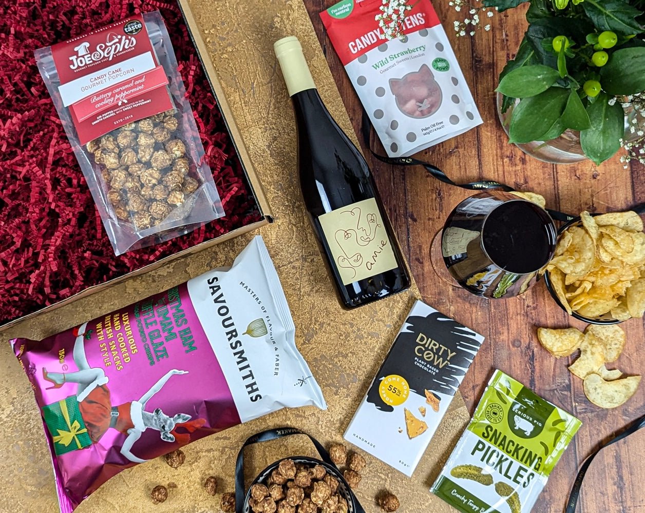 Gluten Free Wine & Christmas Treats Gift Hamper - IMP & MAKERIMP & MAKERIMP909IMP & MAKERGluten Free Wine & Christmas Treats Gift Hamper