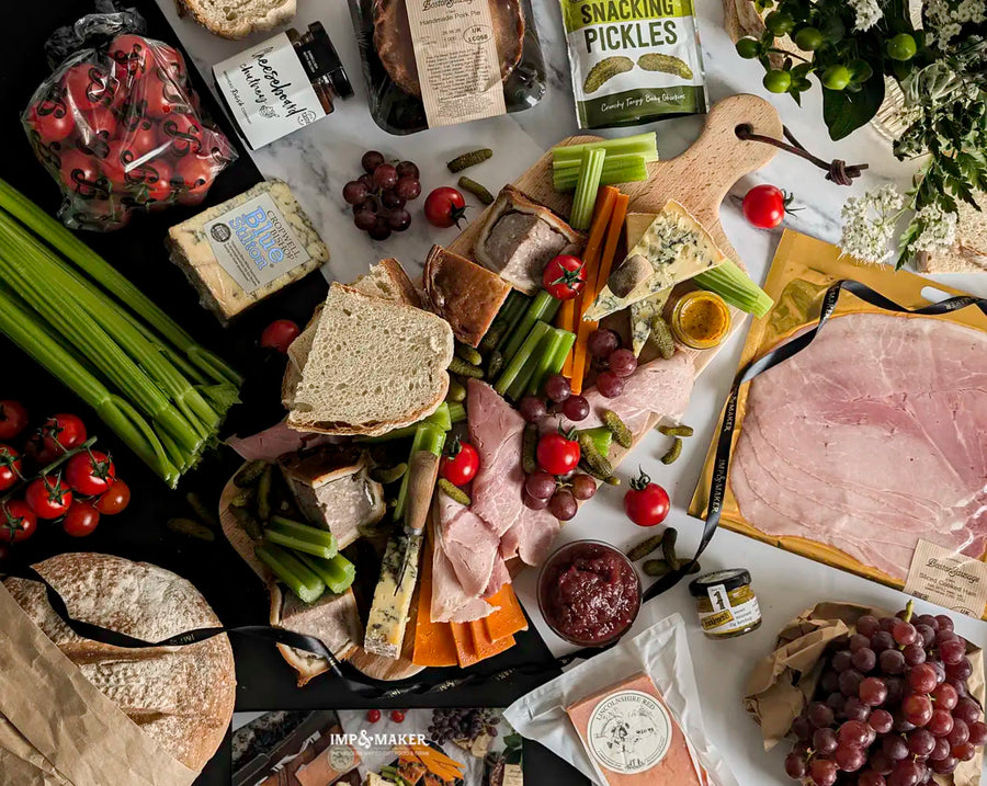 Green Yurts Posh Ploughman's Gift Hamper | IMP & MAKER