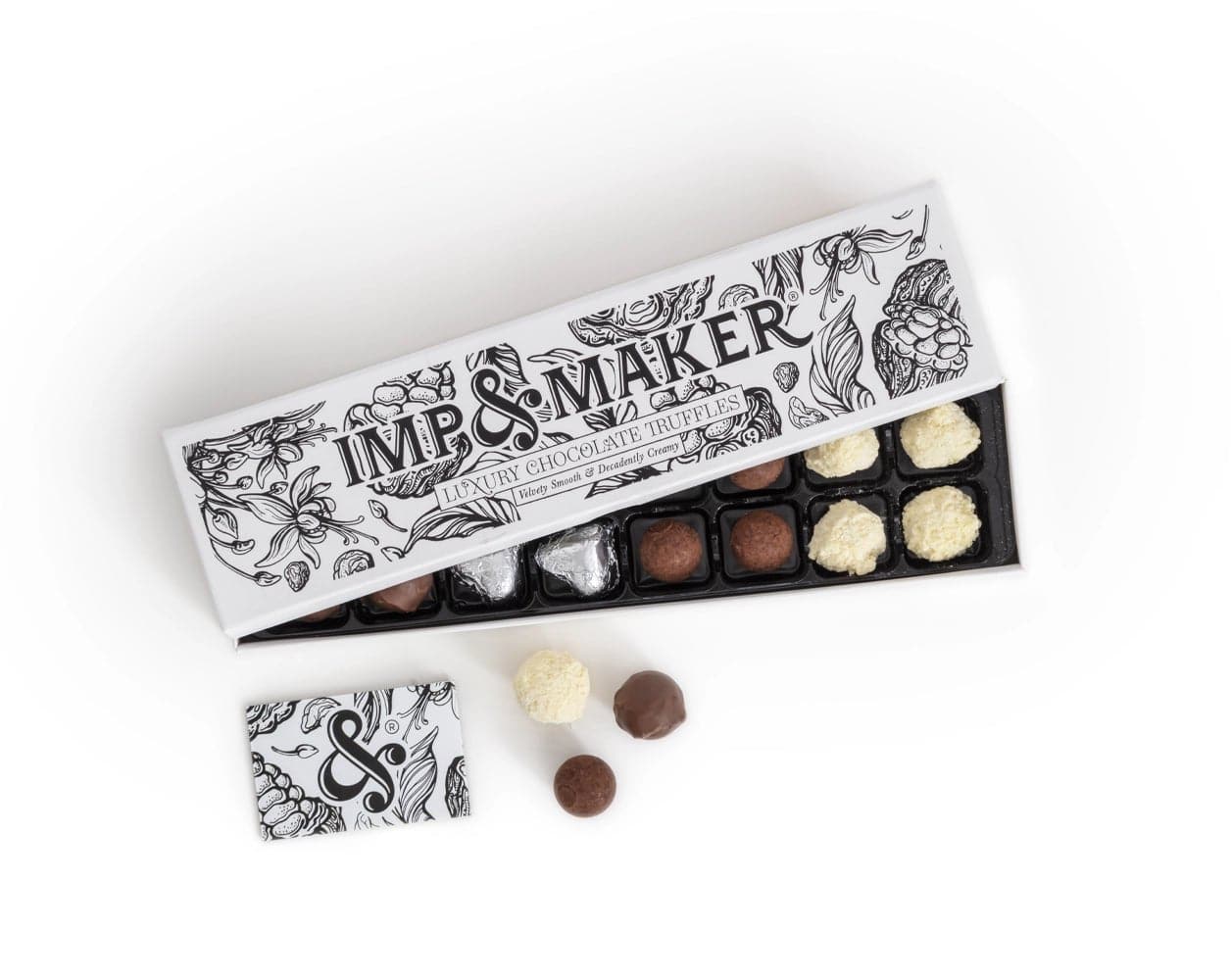 IMP & MAKER Chocolate Truffle Gift Box 16 Piece - IMP & MAKER