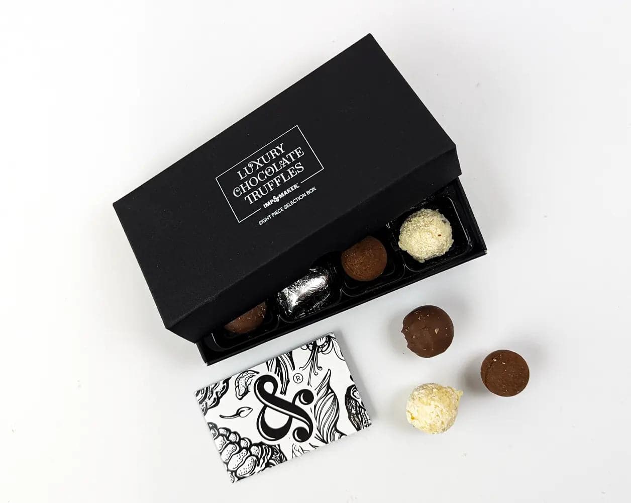 IMP & MAKER Chocolate Truffle Gift Box 8 Piece - IMP & MAKER