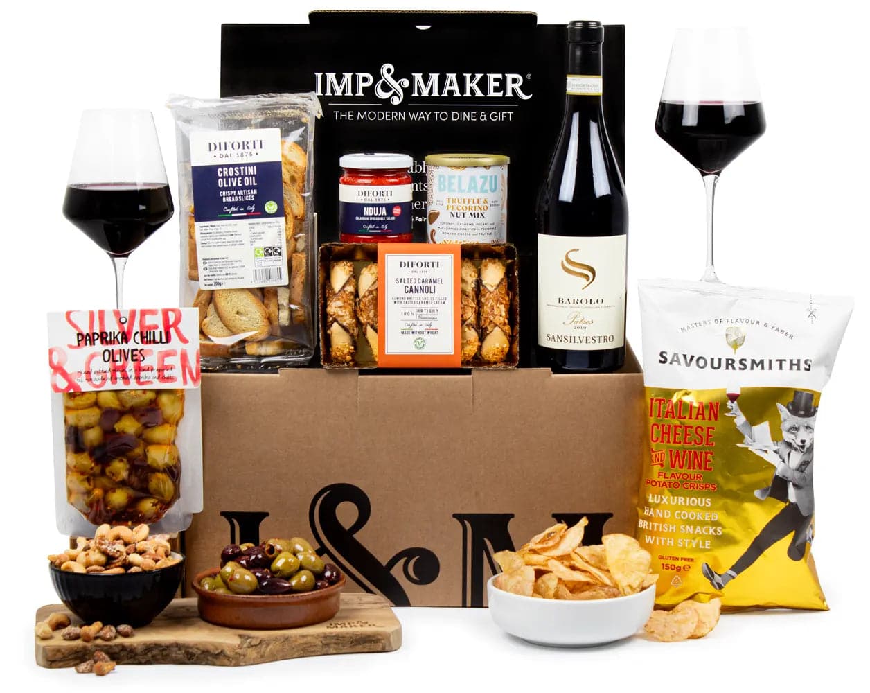 Italian Red Wine & Nibbles - IMP & MAKER