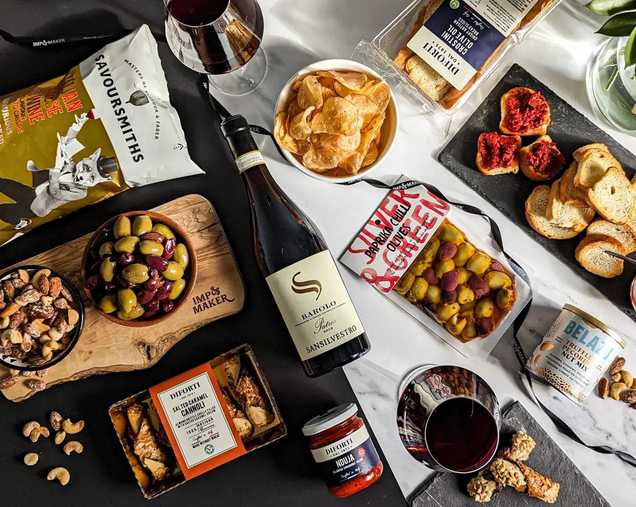 Italian Red Wine & Nibbles - IMP & MAKER