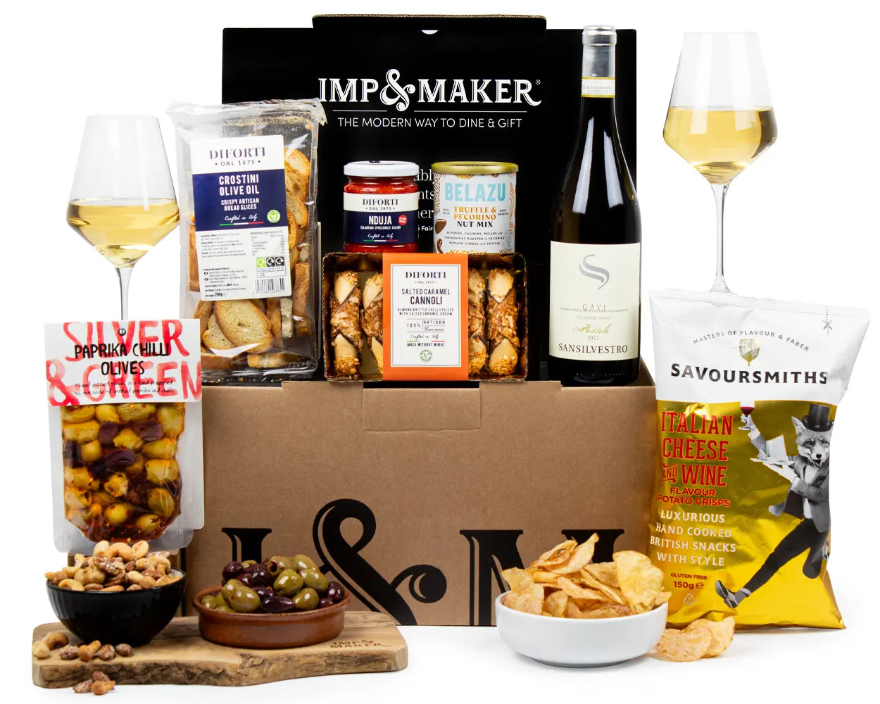 Italian White Wine & Nibbles - IMP & MAKER