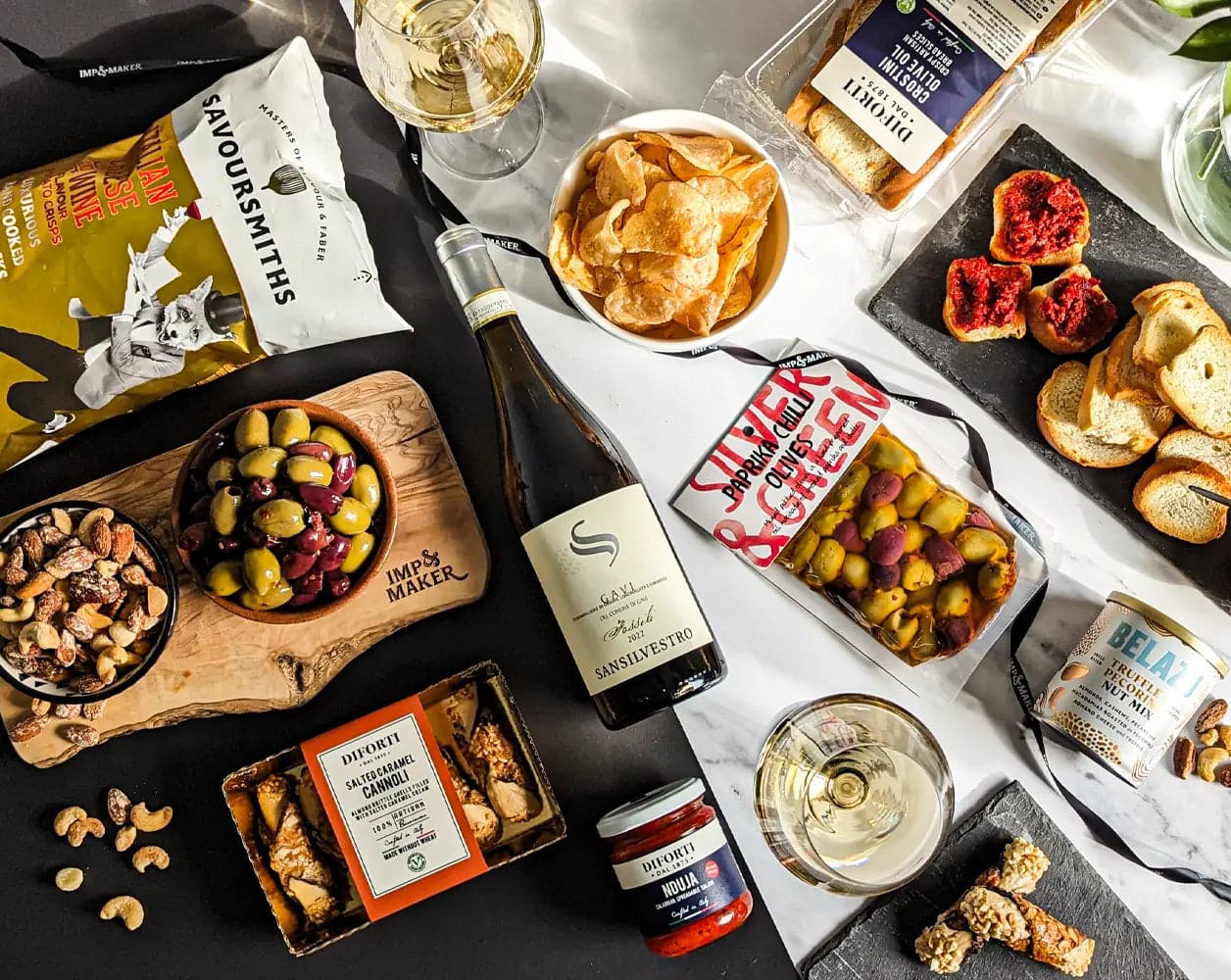 Italian White Wine & Nibbles - IMP & MAKER