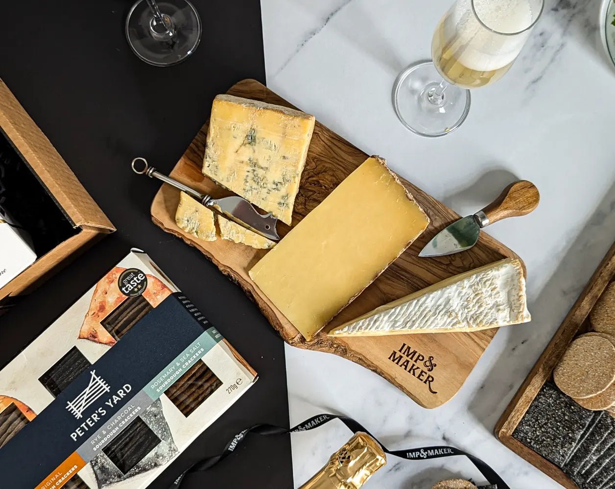 Laurent - Perrier Champagne & Artisan Cheese Board Gift Hamper - IMP & MAKERIMP & MAKERIMP191