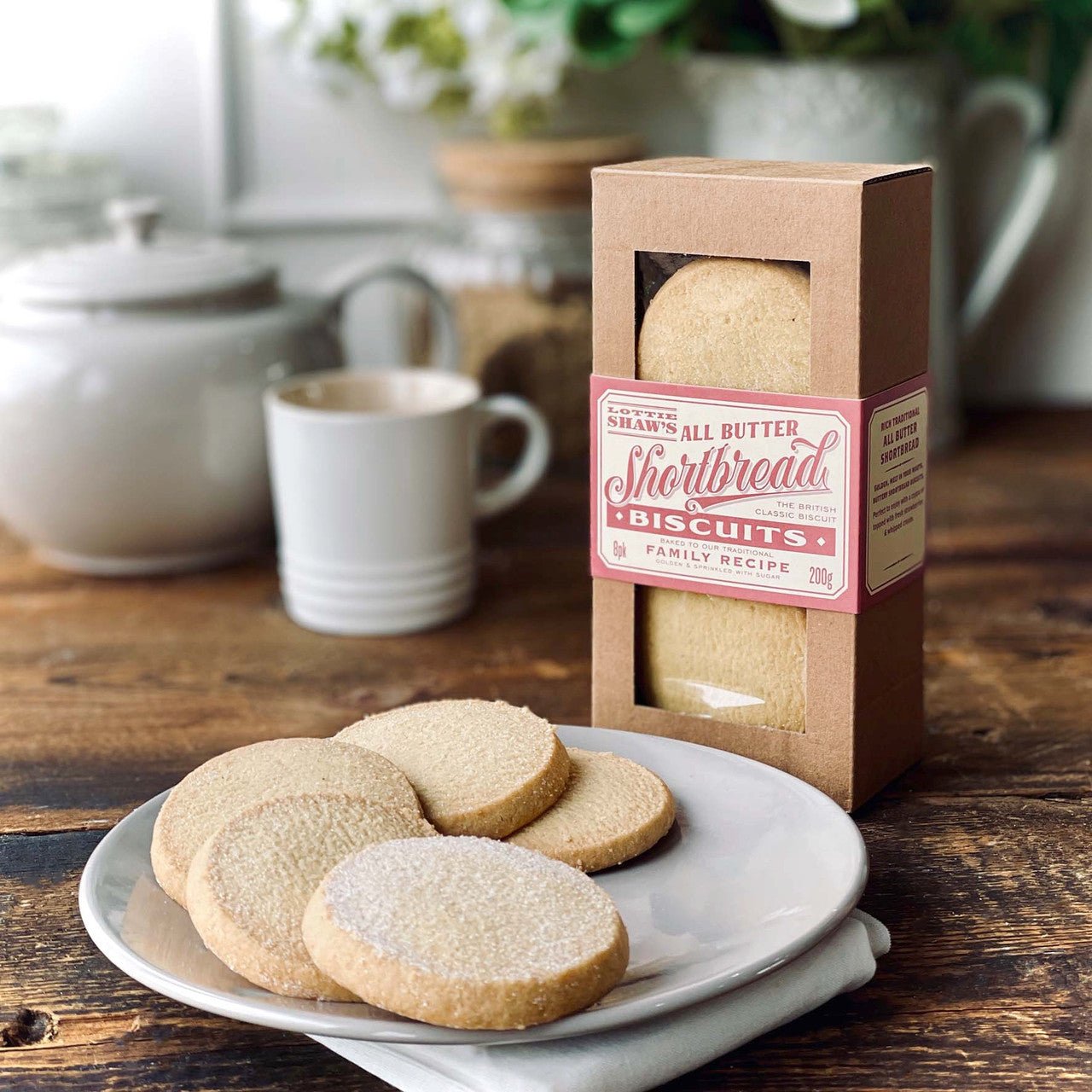 Lottie Shaw's All Butter Shortbread Round Biscuits 200g - IMP & MAKER