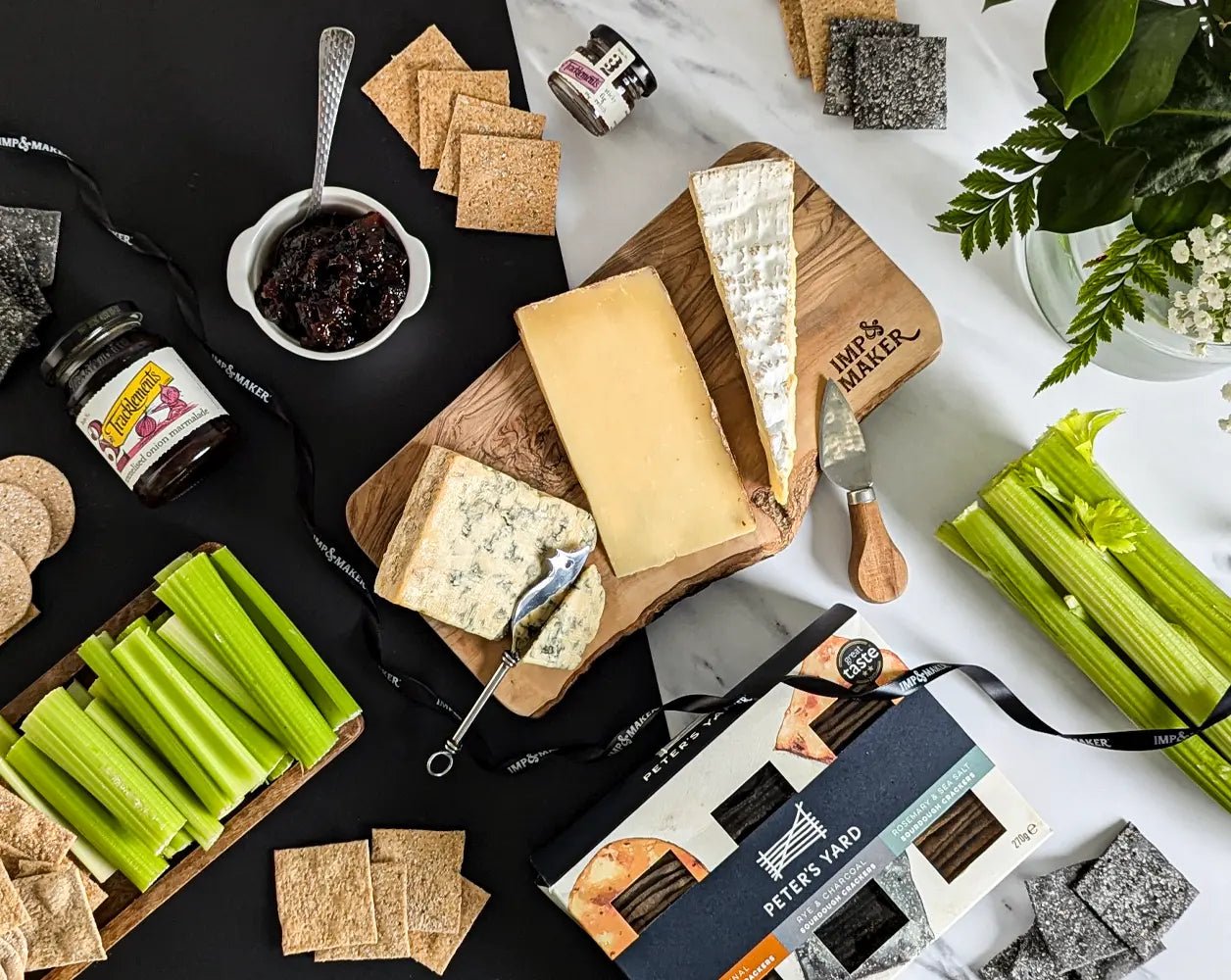 Luxury Triple Cheese Board Experience Gift Hamper - IMP & MAKERIMP & MAKERIMP009