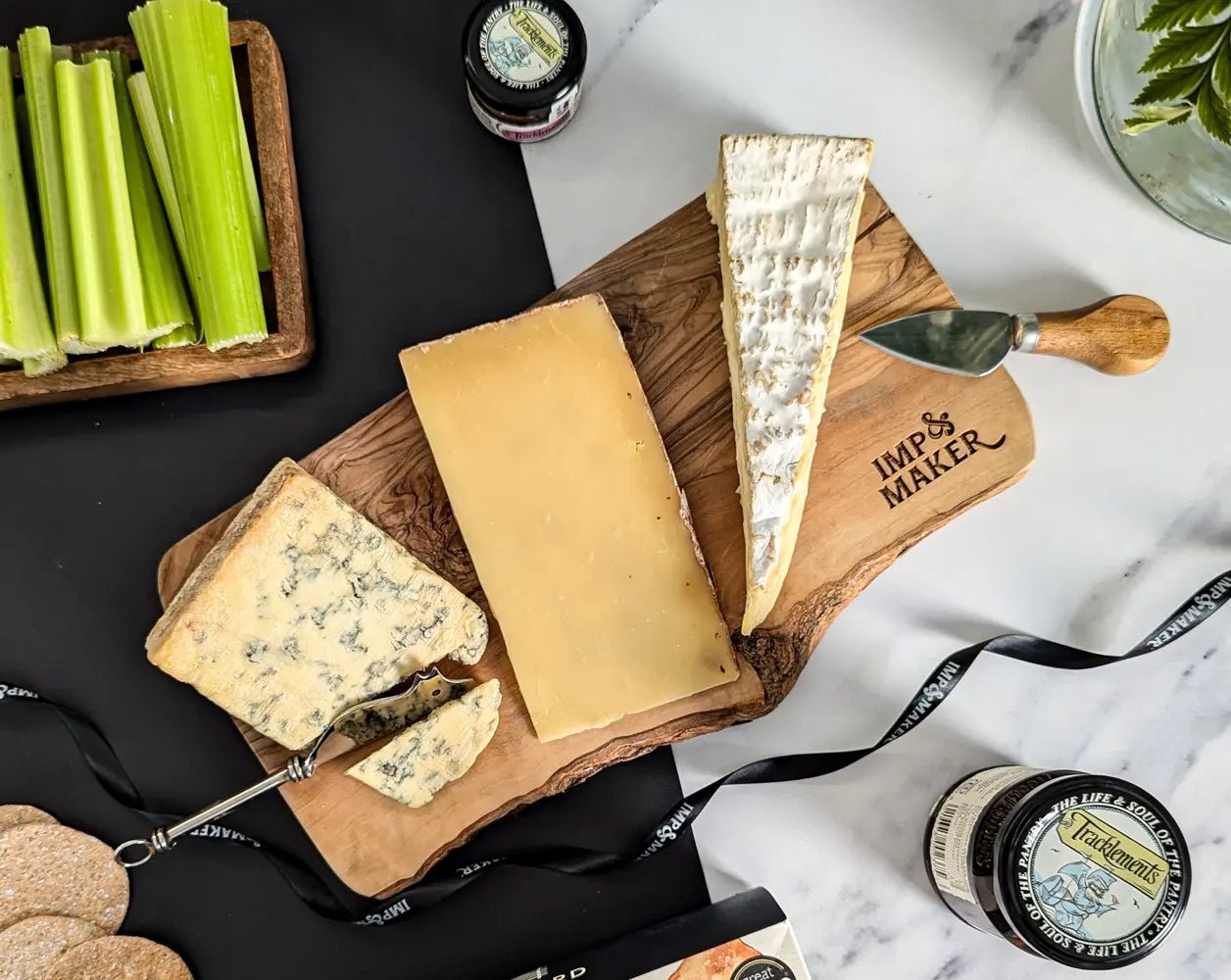 Luxury Triple Cheese Board Experience Gift Hamper - IMP & MAKERIMP & MAKERIMP009